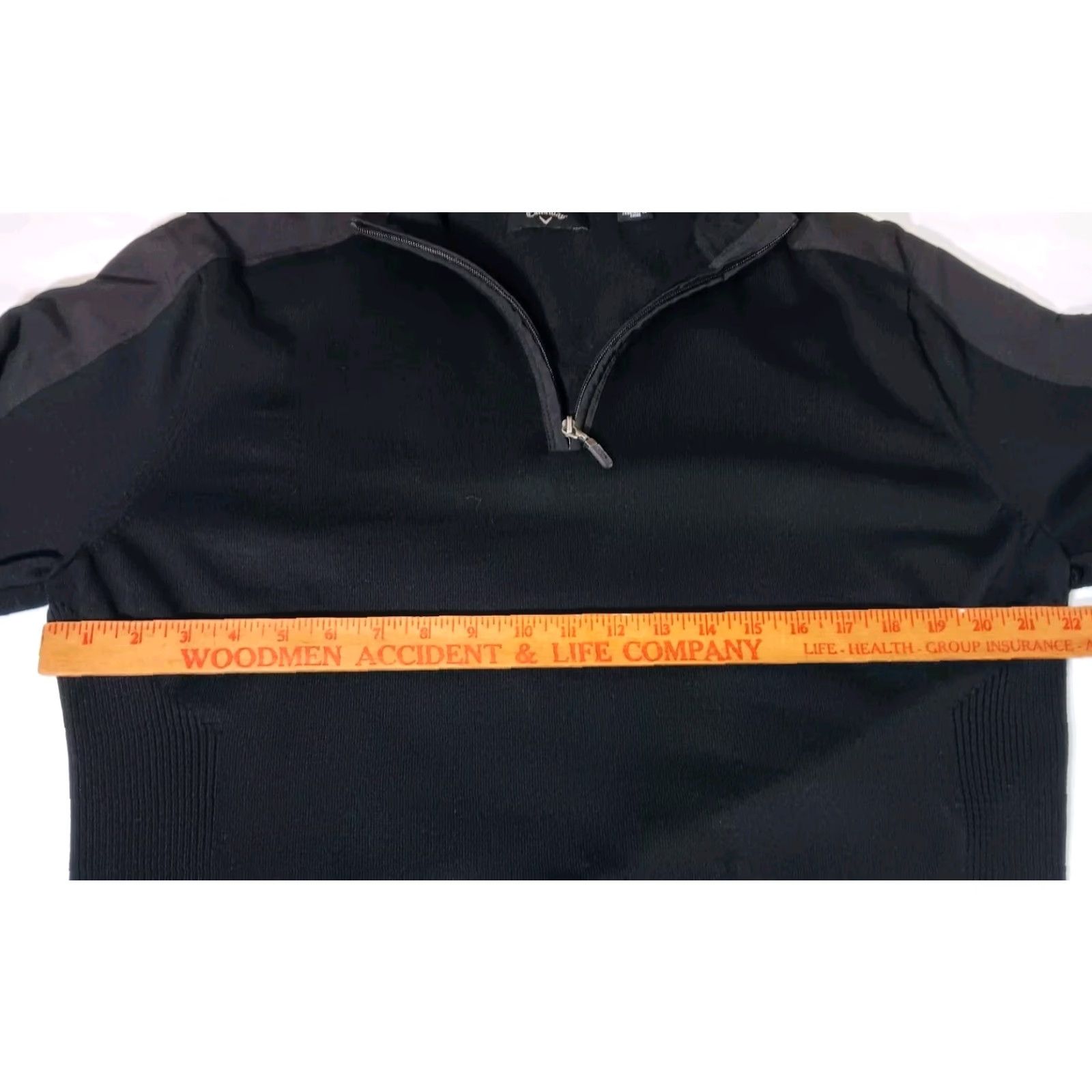 Callaway VINTAGE Callaway Golf Sweater Mens Large Black Logo Pullover 1/4 Zip Golf Casual Workwear Size US L / EU 52-54 / 3 - 5 Thumbnail