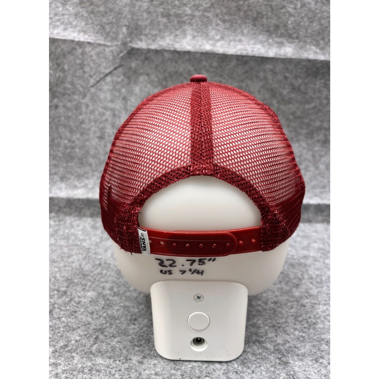 Vans VANS Hat Cap Snap Back Adult Red Black Cotton Polyester Trucker Beach Logo Adjustable Men One Size Size ONE SIZE - 6 Thumbnail