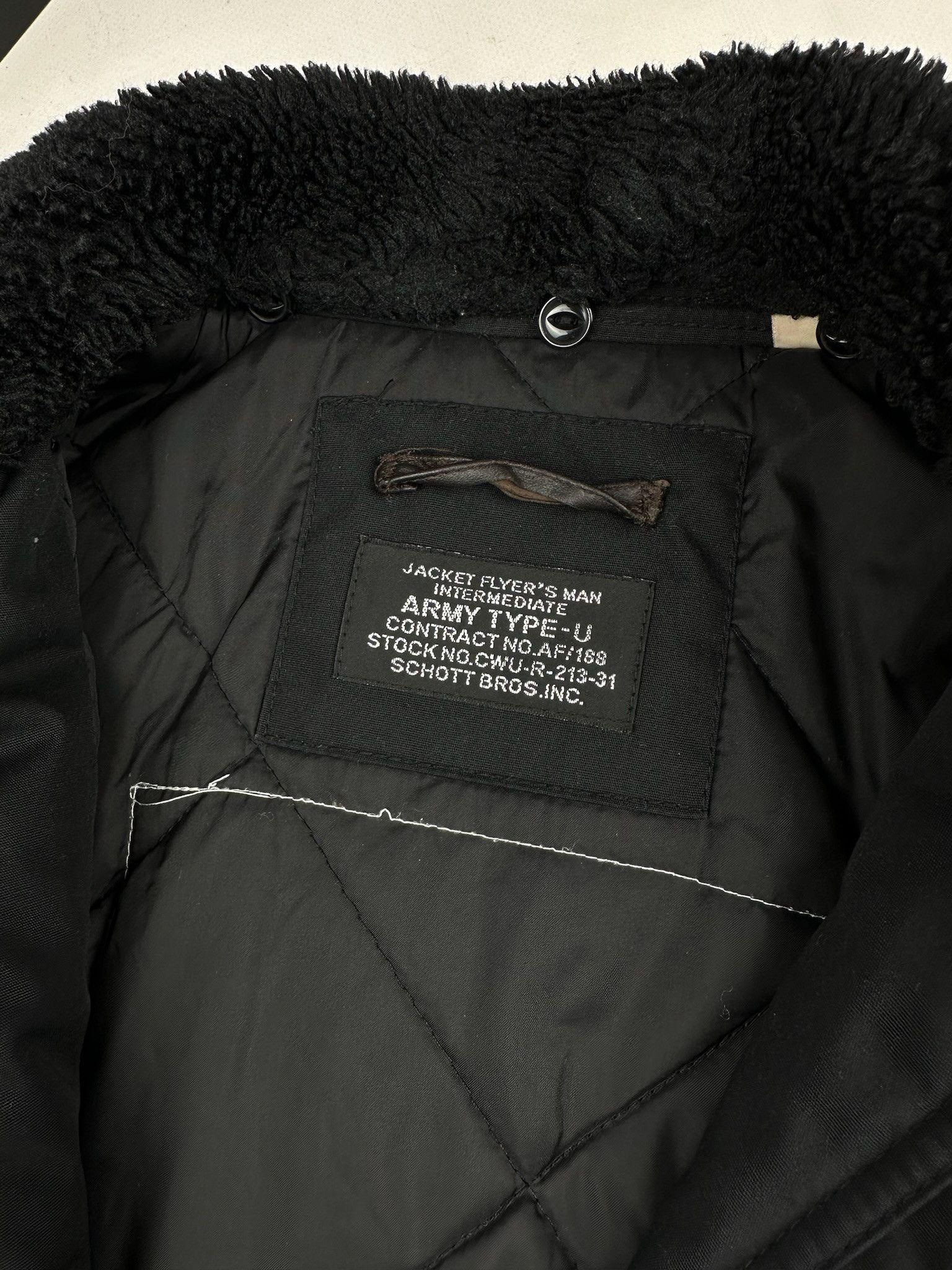 Schott Schott Bomber jacket Army Type US Size XL / US 12-14 / IT 48-50 - 8 Thumbnail