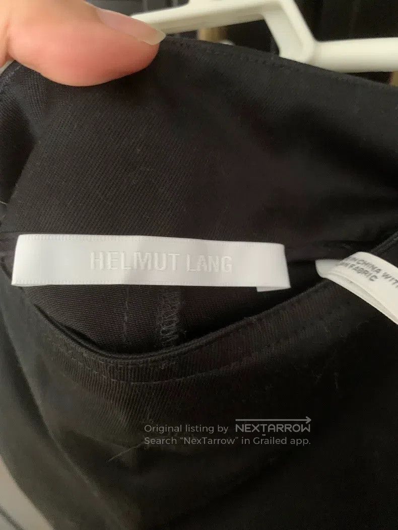 Helmut Lang HELMUT LANG Cotton Front Button A-Line Skirt - Black Size 27" / US 4 / IT 40 - 3 Thumbnail