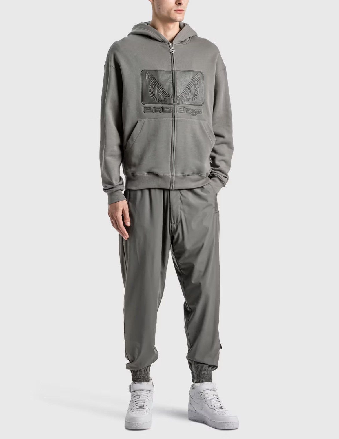 Hypebeast × Japanese Brand DOGS x BAD BOY x HBX MONOCHROMATiC ZiP UP HOODiE SWEATSHiRT Size US L / EU 52-54 / 3 - 5 Thumbnail