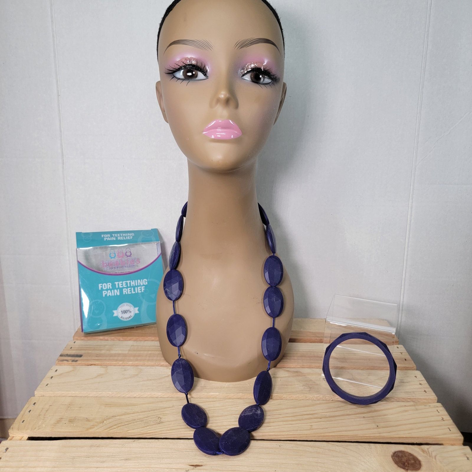 Other Beabies 100% Silicone Teething Necklace and Bracelet - NEW Size ONE SIZE - 3 Thumbnail