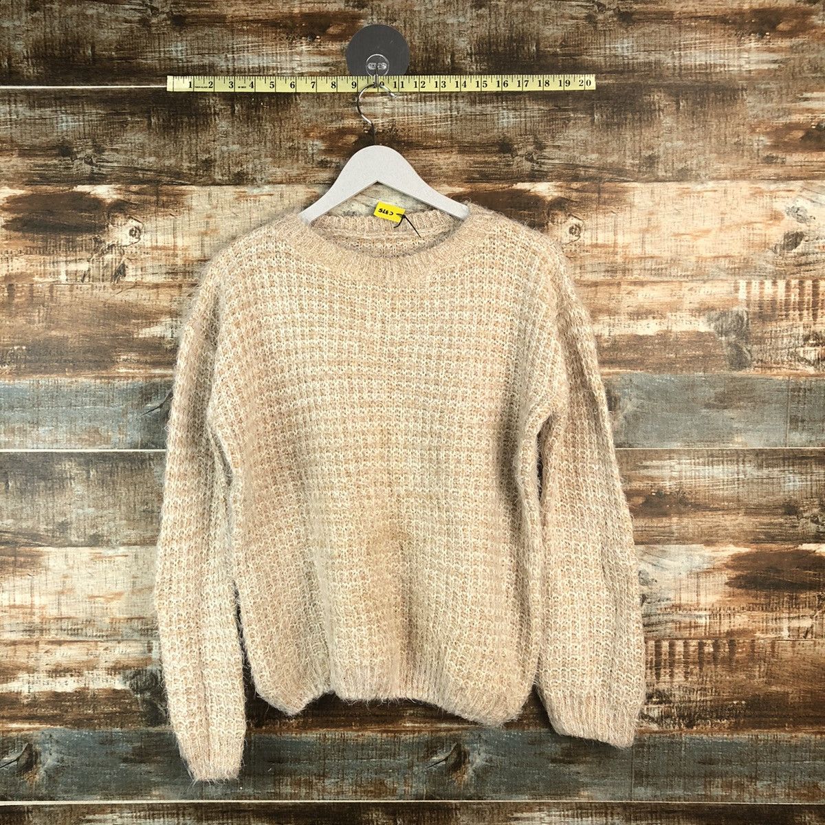 Homespun Knitwear DLL Park Girl Brown shaggy fur Mohair Knitwear #C375 Size M / US 6-8 / IT 42-44 - 1 Thumbnail