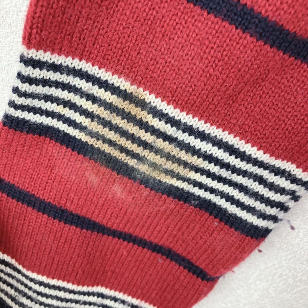 Comme des Garcons × Comme des Garcons Homme Deux Horse Striped Pattern Knit Sweater Size US S / EU 44-46 / 1 - 9 Thumbnail