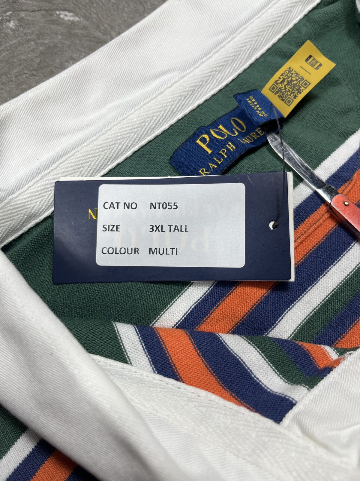 Polo Ralph Lauren Polo Ralph Lauren Multi-Color Striped Long Sleeve Rugby XXXL Size US XXL / EU 58 / 5 - 18 Thumbnail