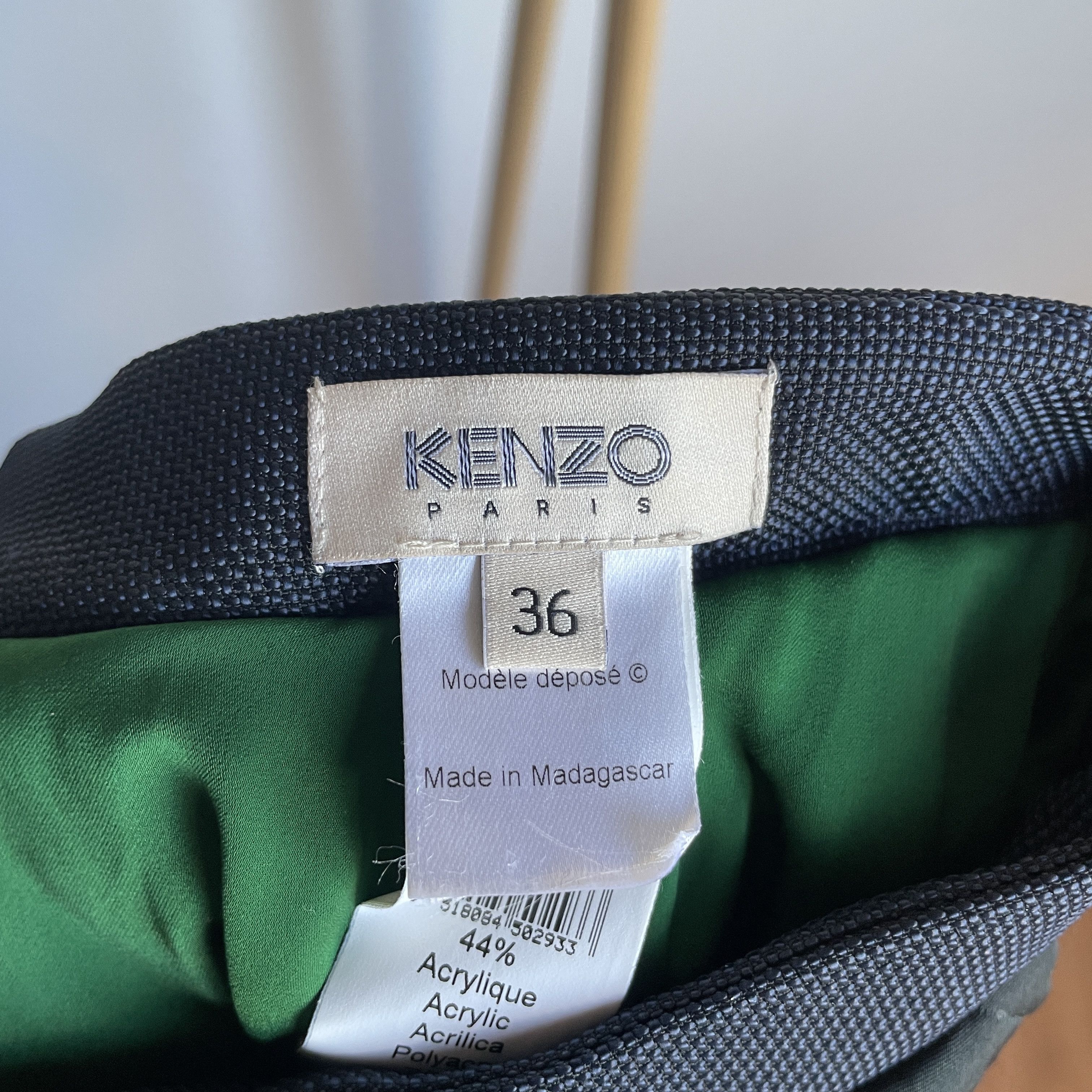 Kenzo Kenzo Paris Quilted Flared Padded Mini Skirt Size EUR 36 Size 25" / US 0 / IT 36 - 10 Thumbnail