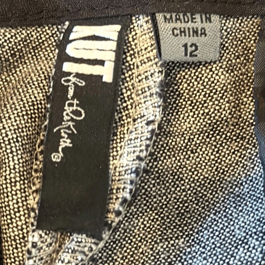 Vintage KUT From The Kloth Pants Womens Size 12 Gray Workwear Trousers SB11801 Dress Pants Mens Size 34" / US 12 / IT 48 - 6 Thumbnail