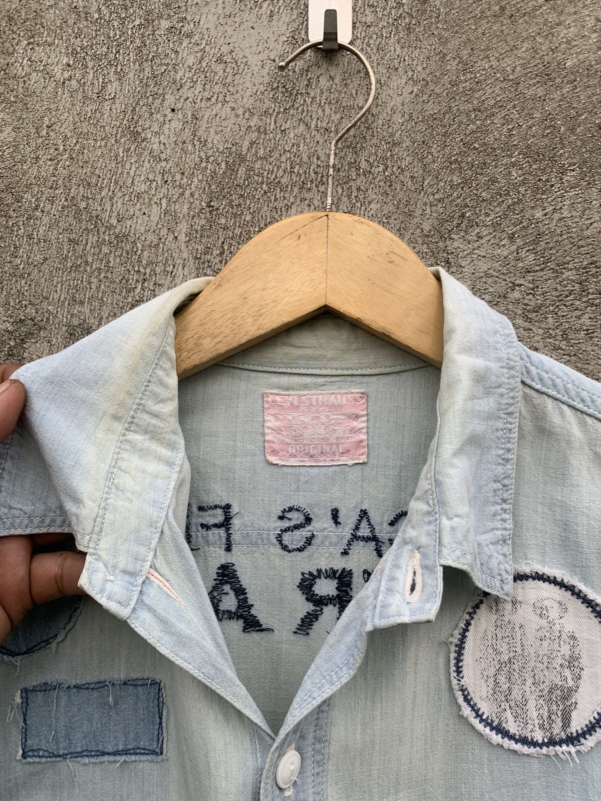 Levi's Vintage Levi’s selvedge shirt patches Size US M / EU 48-50 / 2 - 17 Thumbnail