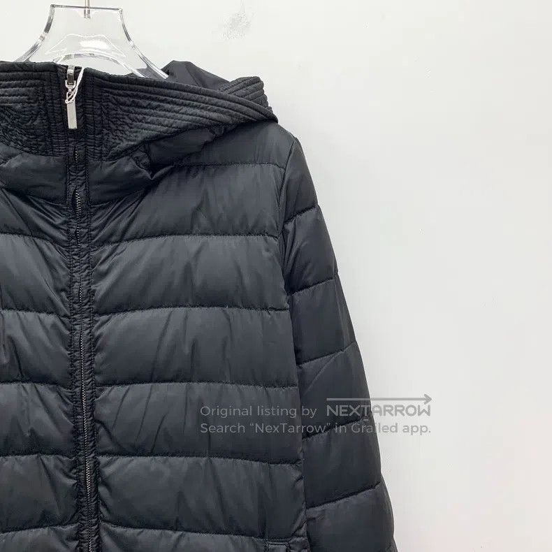 Max Mara Max Mara Black Hooded Zip Long Sleeve Double-faced Wear Pu Size L / US 10 / IT 46 - 9 Thumbnail
