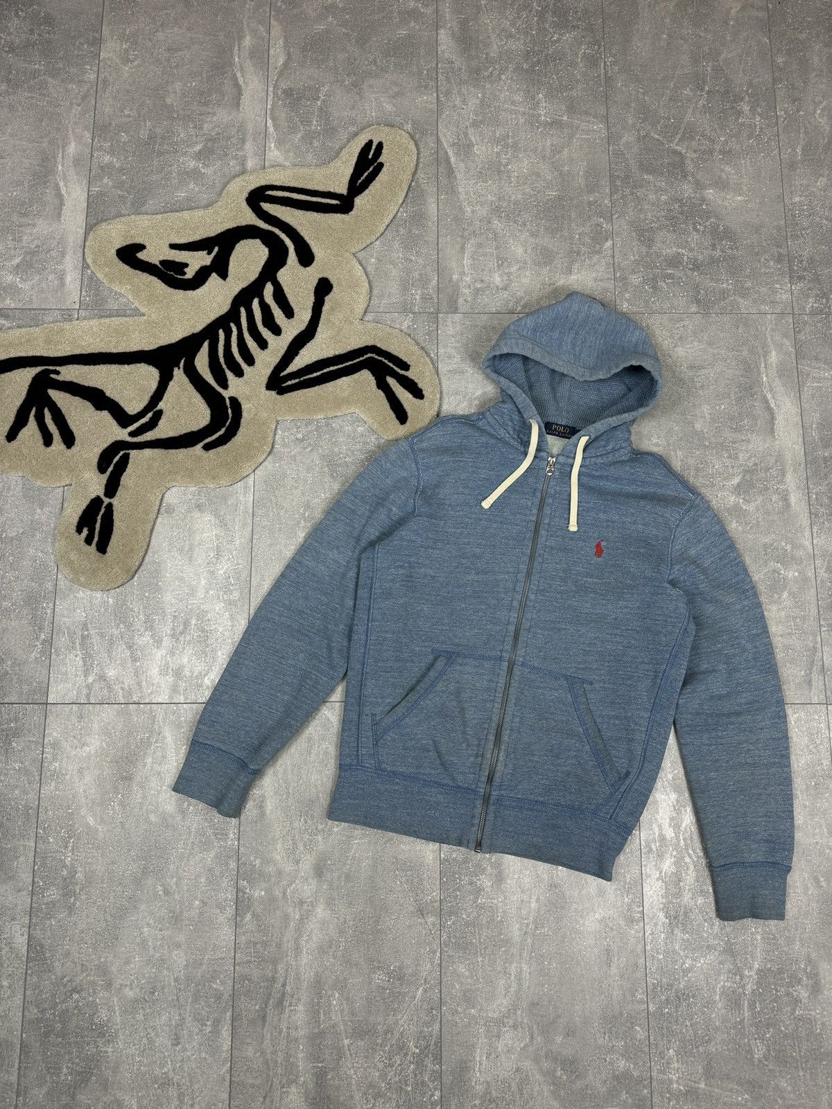 Polo Ralph Lauren Mens Vintage Polo Ralph Lauren Zip Hoodie rugby jacket Size US S / EU 44-46 / 1 - 1 Thumbnail