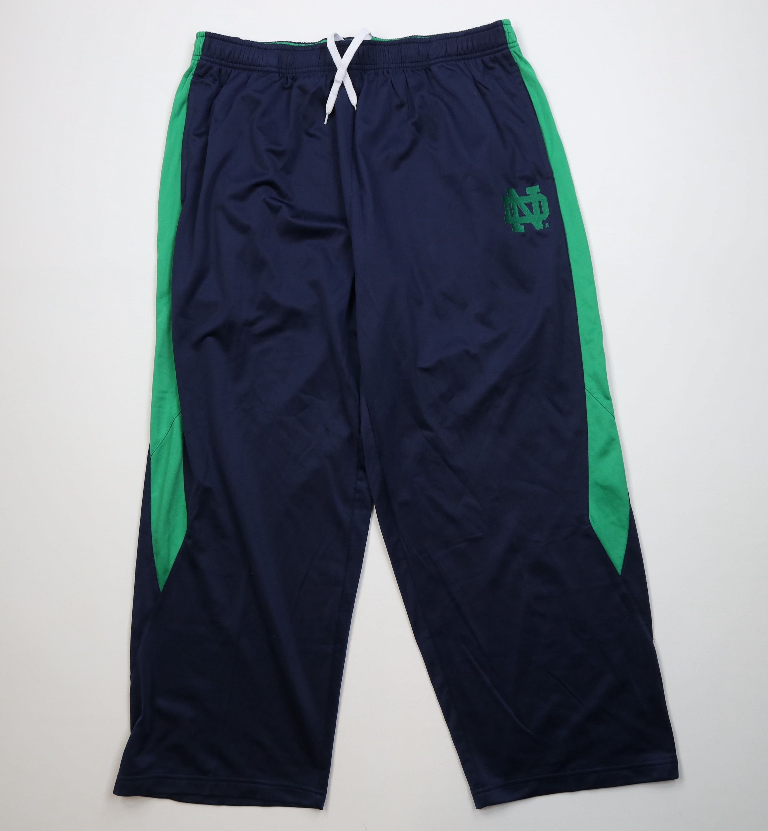 Vintage Vintage Notre Dame University Wide Leg Sweatpants Pants Blue Size US 40 / EU 56 - 1 Thumbnail