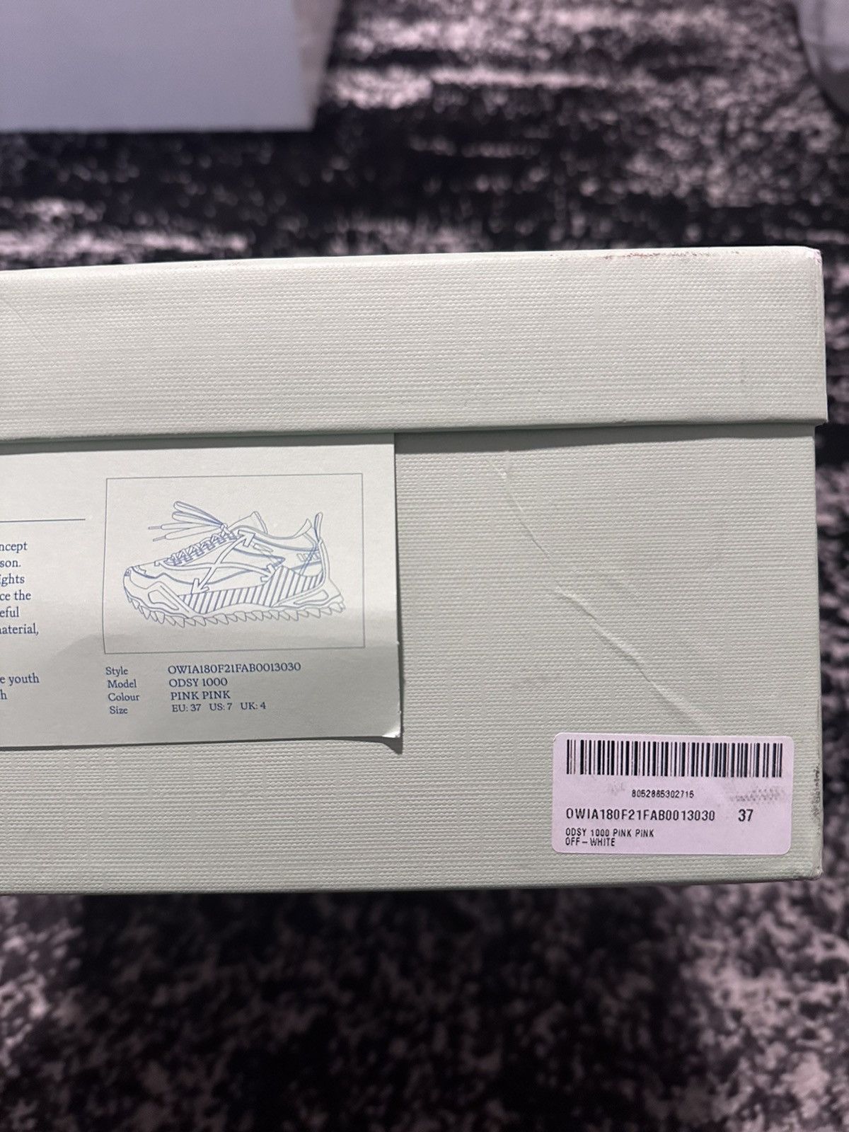Off-White Off-White Pink Odsy Shoes Size US 7 / IT 37 - 8 Thumbnail