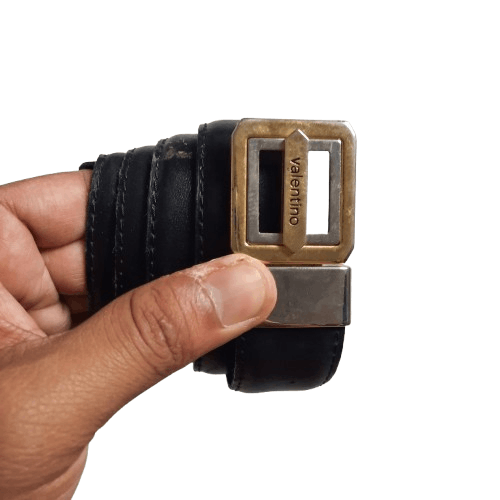 👔 Vintage 80s mario valentino buckle made in italy belt