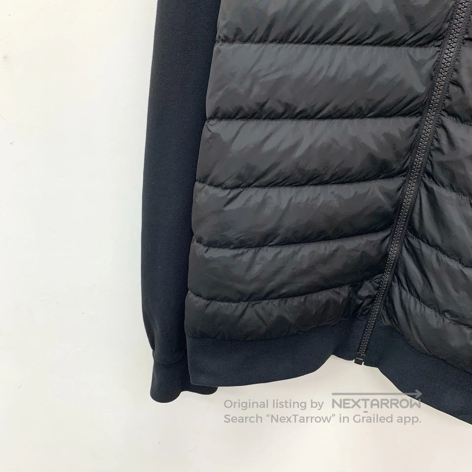 Canada Goose Canada Goose Black Logo Patch Collar Zipper Long Sleeve Do Size US XL / EU 56 / 4 - 4 Thumbnail