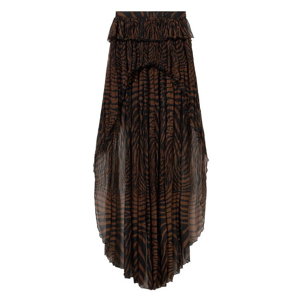 Blumarine Blumarine BROWN Skirts - Asymmetric & Draped Skirts Size 27" / US 4 / IT 40 - 1 Thumbnail