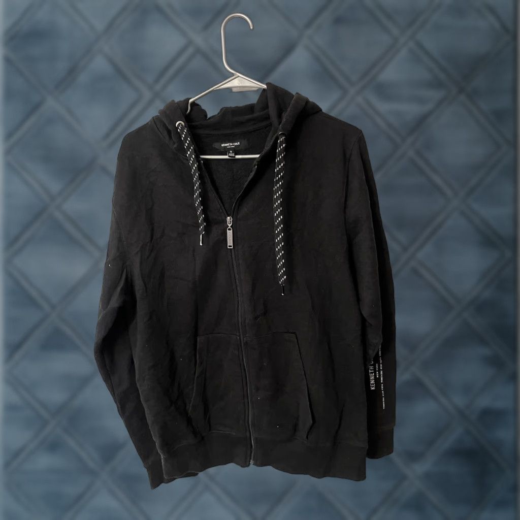 Kenneth Cole Kenneth Cole New York The Full Zip Fleece Hoodie Jacket Black Small Mens Size S Zip Full Zip Casual Fall Spring Size US S / EU 44-46 / 1 - 1 Thumbnail