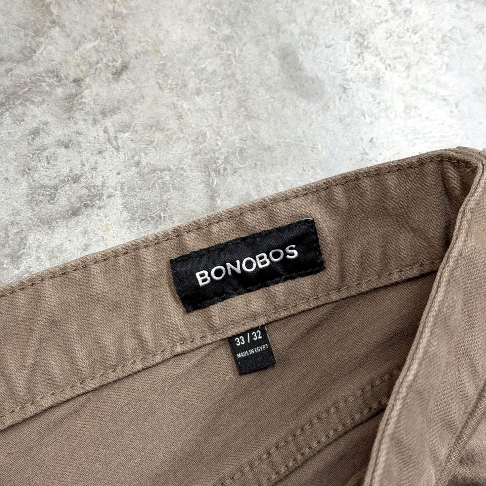 Bonobos Bonobos Jeans Mens 33x31 Brown Athletic Fit Straight Leg Stretch Denim Pants Size US 33 - 2 Thumbnail