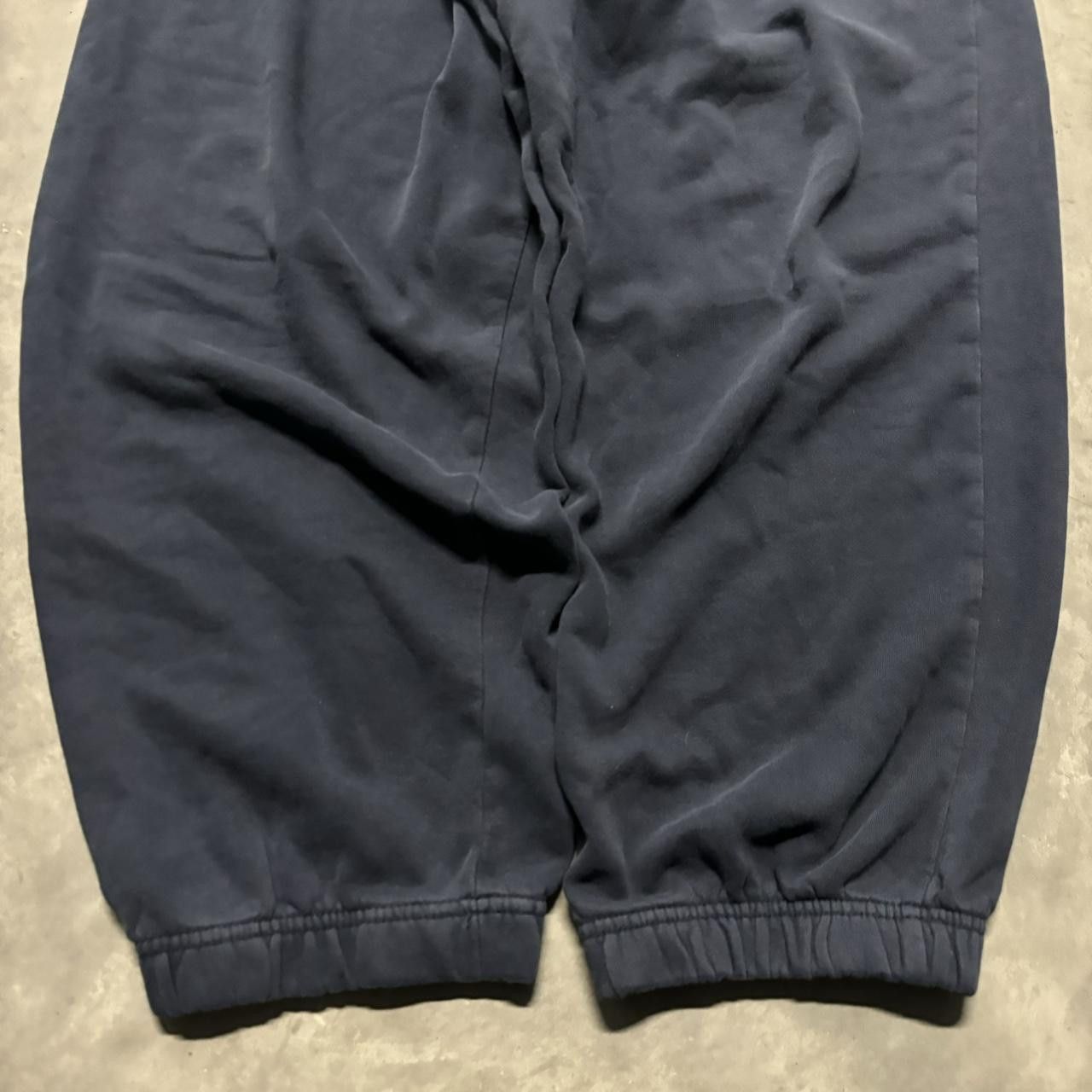 Japanese Brand × Vintage Crazy Vintage Y2K/2000s Baggy Navy Blue Skater Essential Sweatpants! Size US 34 / EU 50 - 5 Thumbnail