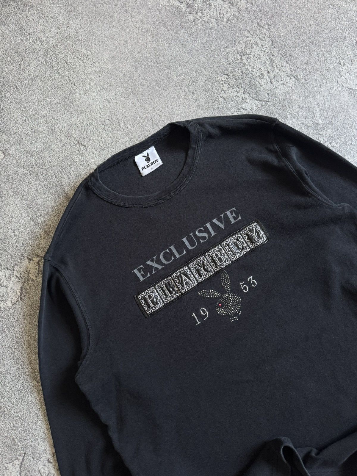 Playboy PlayBoy L big logo long sleeve y2k jumper pullover vintage Size US L / EU 52-54 / 3 - 2 Thumbnail