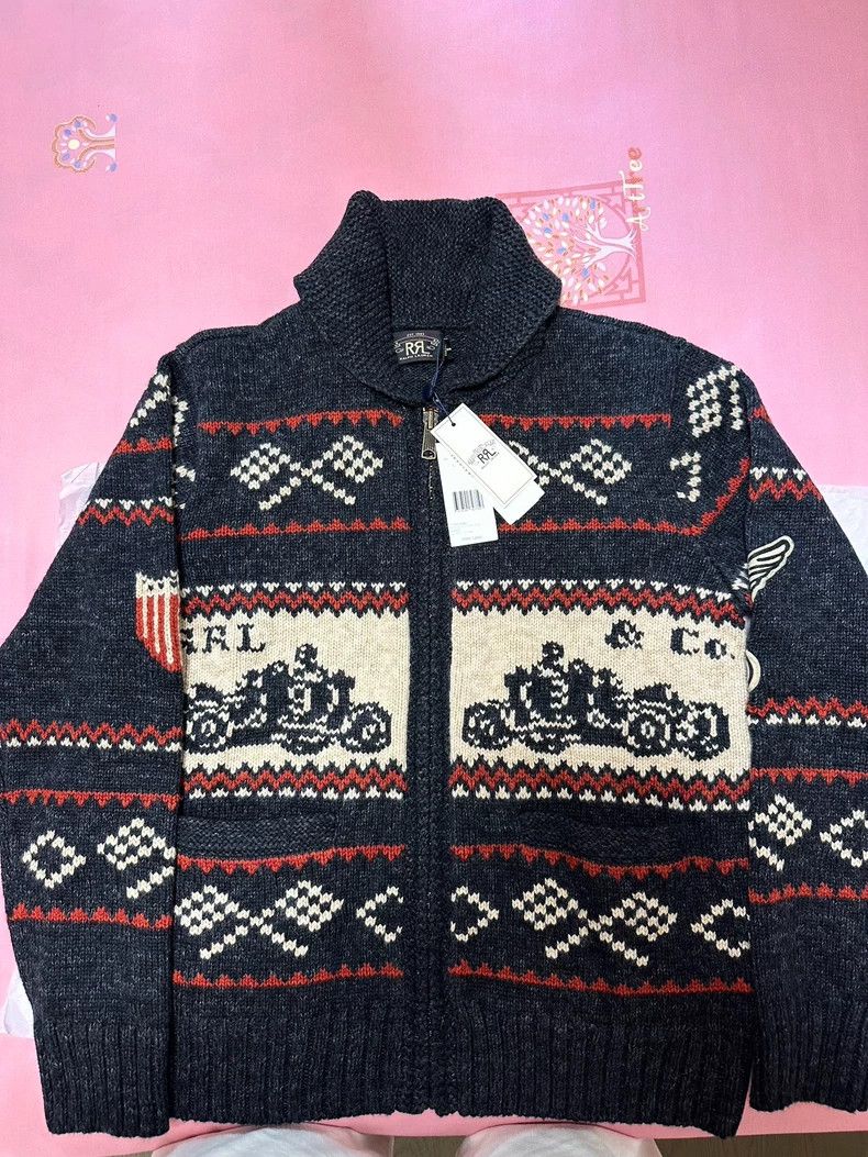 RRL Ralph Lauren RRL Ralph Lauren Western handmade sweater Size US L / EU 52-54 / 3 - 1 Thumbnail