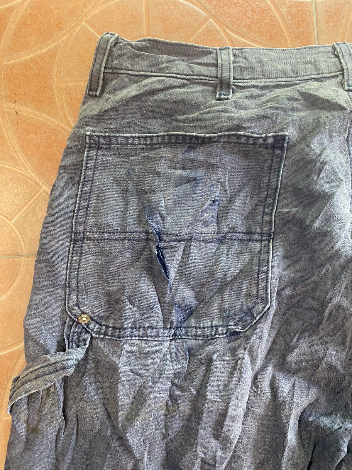 Vintage × Xlarge Vintage Xlarge workpant faded Size US 34 / EU 50 - 9 Thumbnail