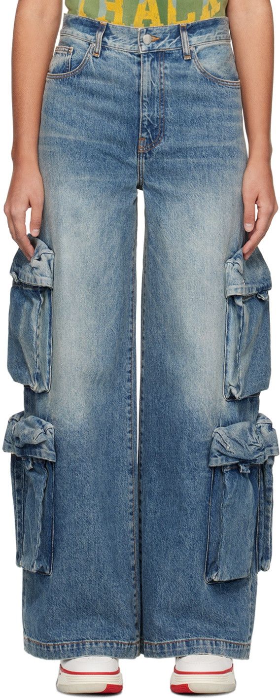 Amiri o1y0425 Denim Jeans in Blue Size 26" / US 2 / IT 38 - 1 Thumbnail