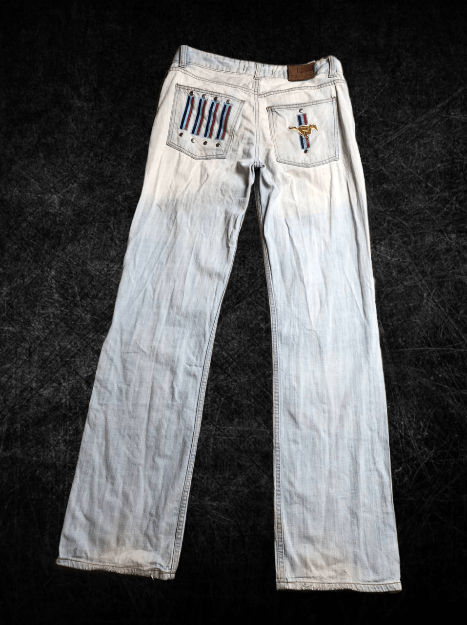 Mustang Mustang 80's Rare Vintage Light Wash Denim JEANS Size US 32 / EU 48 - 1 Thumbnail