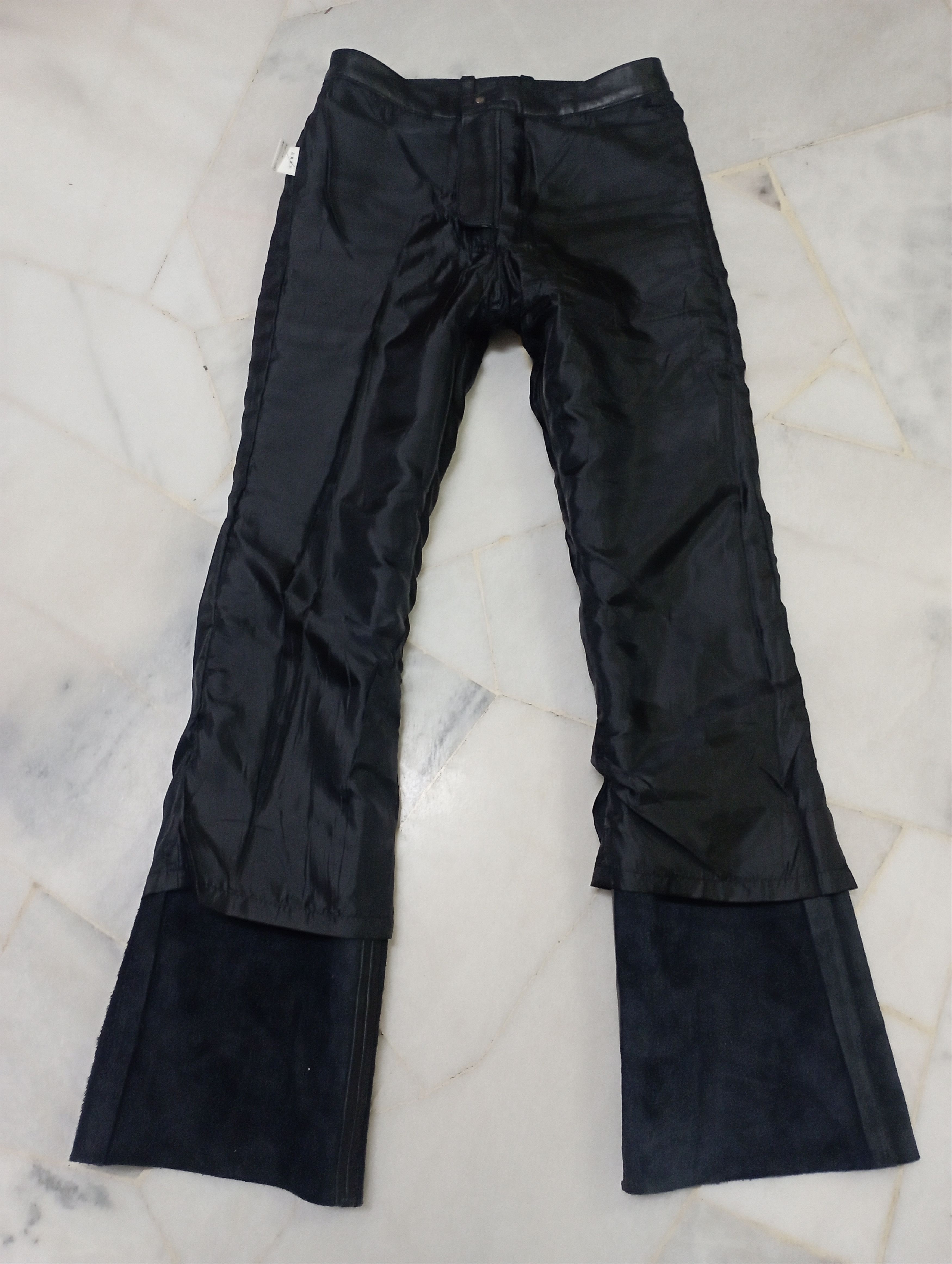 If Six Was Nine 2000s Japanese Archieve Cow Leather MET'Z Fl6 Flare Jeans Size US 28 / EU 44 - 15 Thumbnail