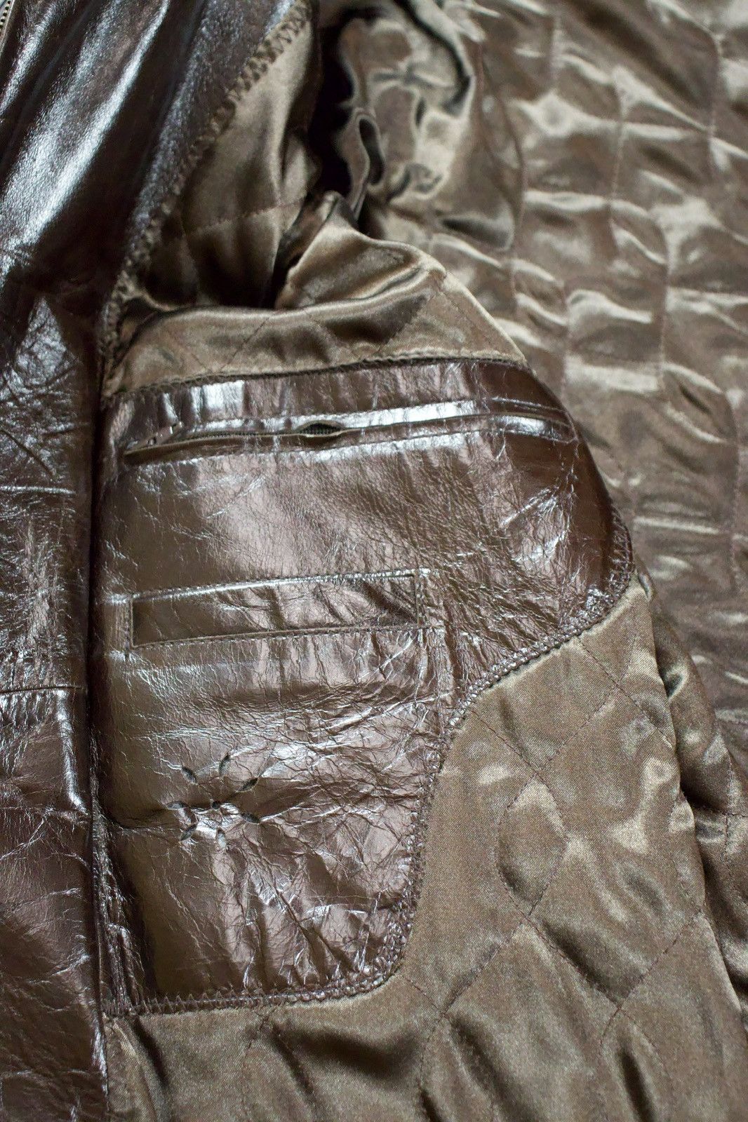 Vintage 90’s Lince Lambskin Leather Jacket Rare OG Size US L / EU 52-54 / 3 - 14 Thumbnail
