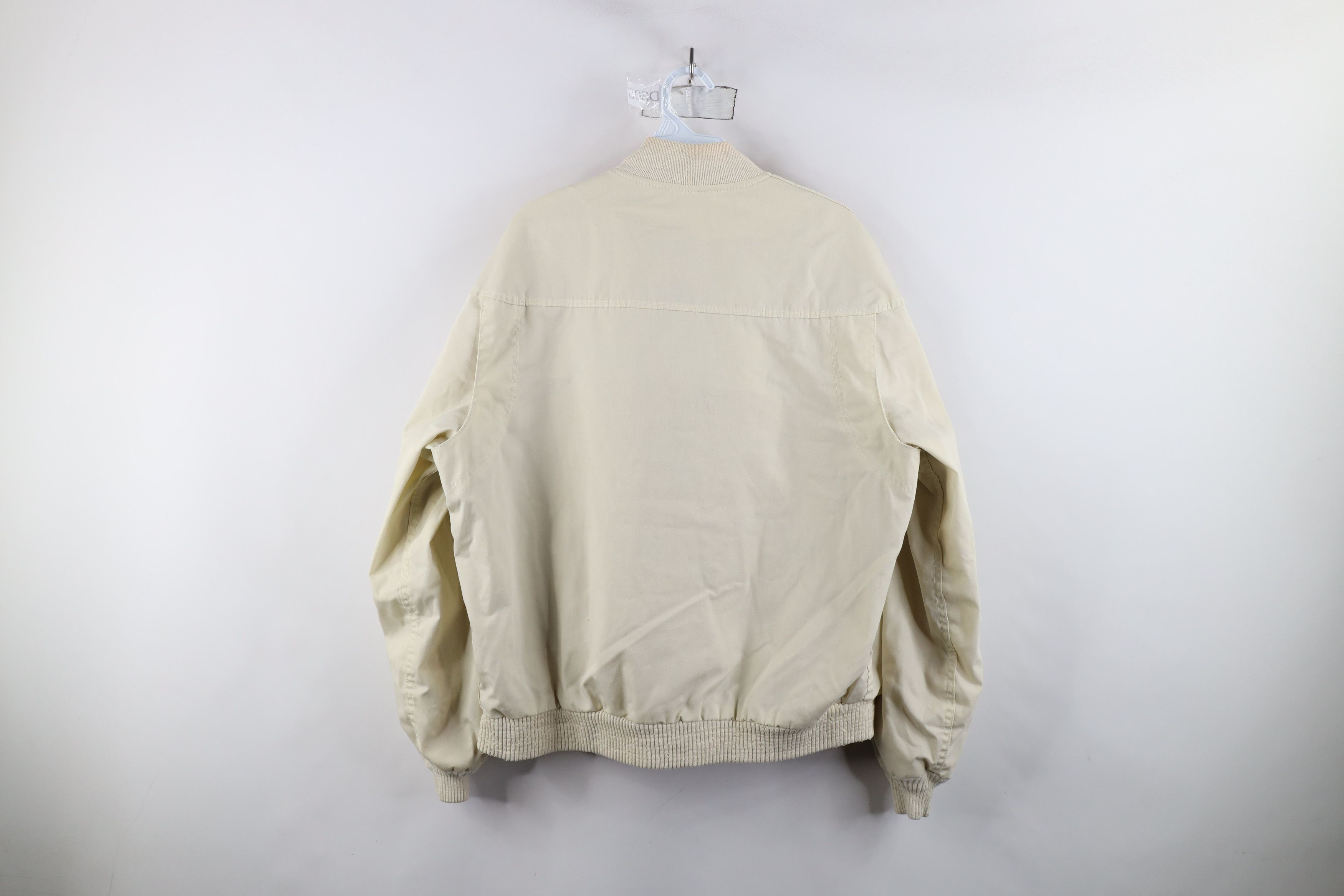 Vintage Vintage 70s Streetwear Cafe Racer Bomber Jacket Cream USA Size US XXL / EU 58 / 5 - 12 Thumbnail
