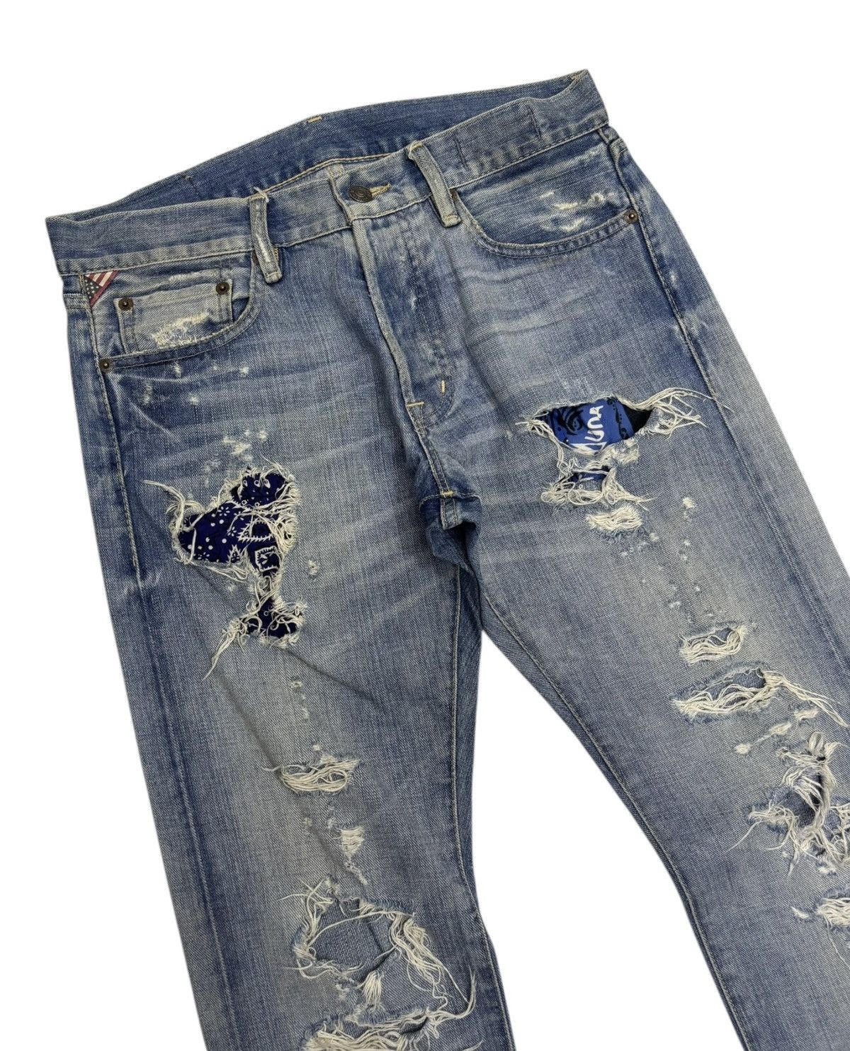 Denim & Supply Ralph Lauren 🔥DENIM SUPPLY RALPH LAUREN RIPPED DISTRESSED DENIM JEANS Size US 32 / EU 48 - 1 Thumbnail