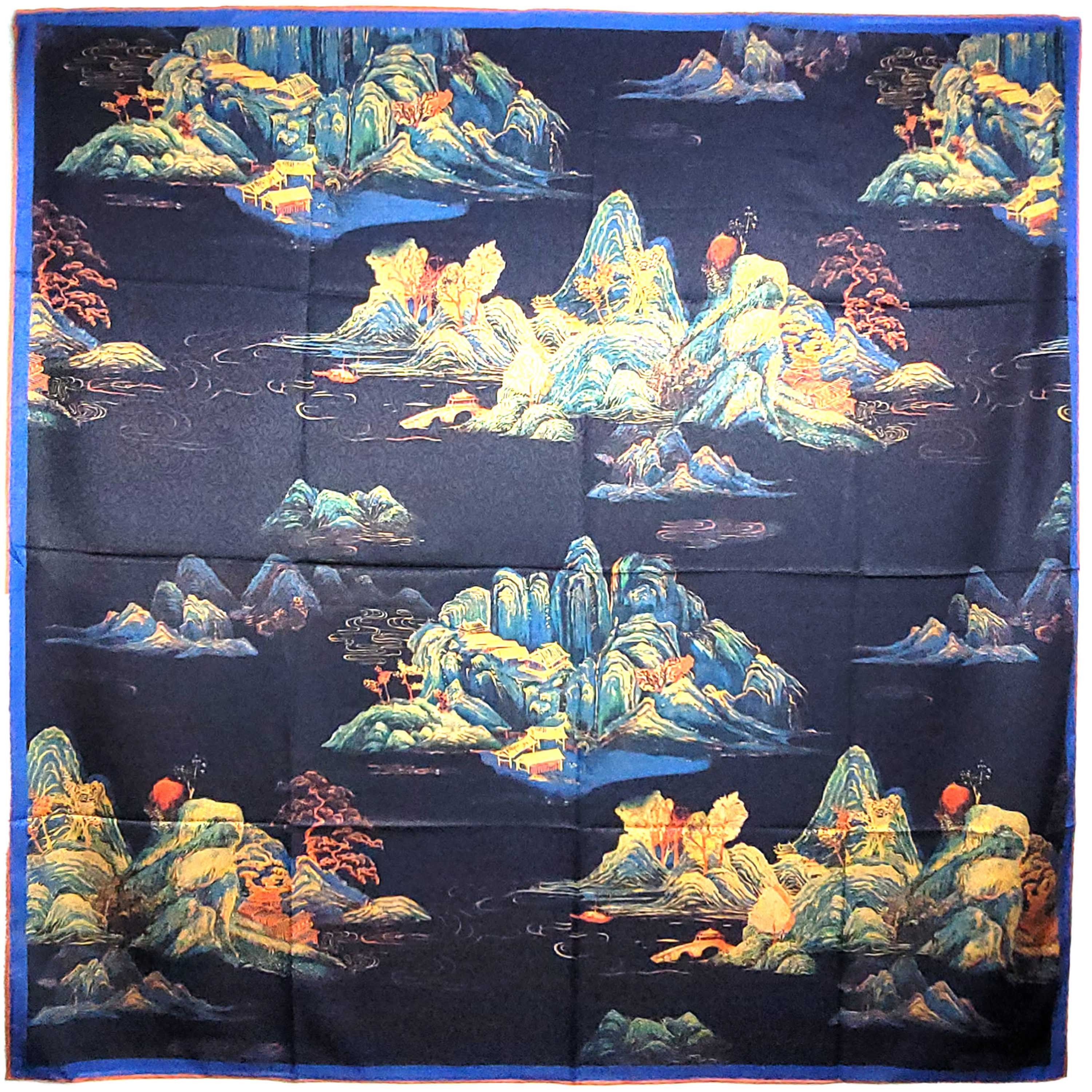 Other NWT Double Sided Silk Scarf 52"x52" Large Square Wrap 3240 Size ONE SIZE - 2 Thumbnail
