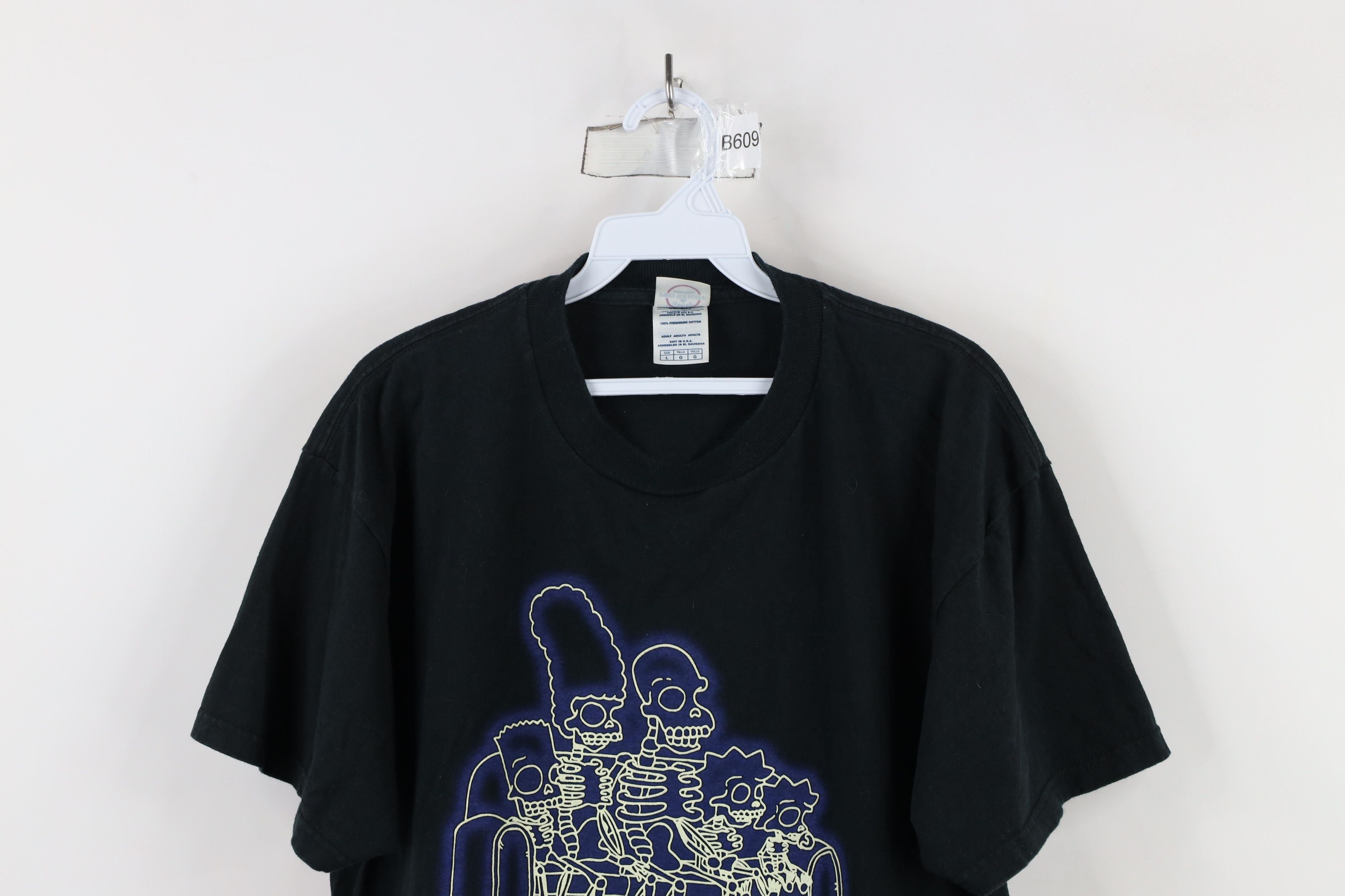 Vintage Vintage Y2K 2004 The Simpsons Glow In the Dark T-Shirt Size US L / EU 52-54 / 3 - 2 Thumbnail