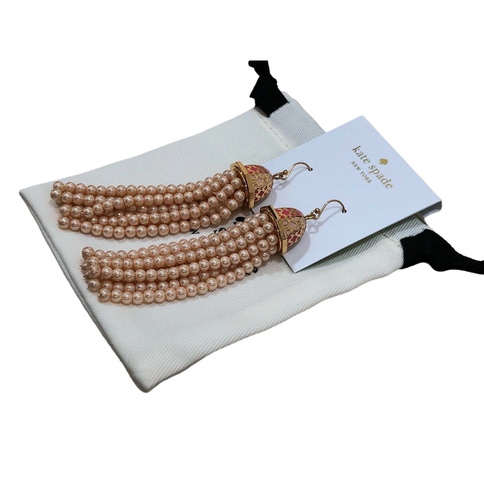 Kate Spade Kate Spade rambling rose lantern Tassel Earrings Size ONE SIZE - 2 Thumbnail