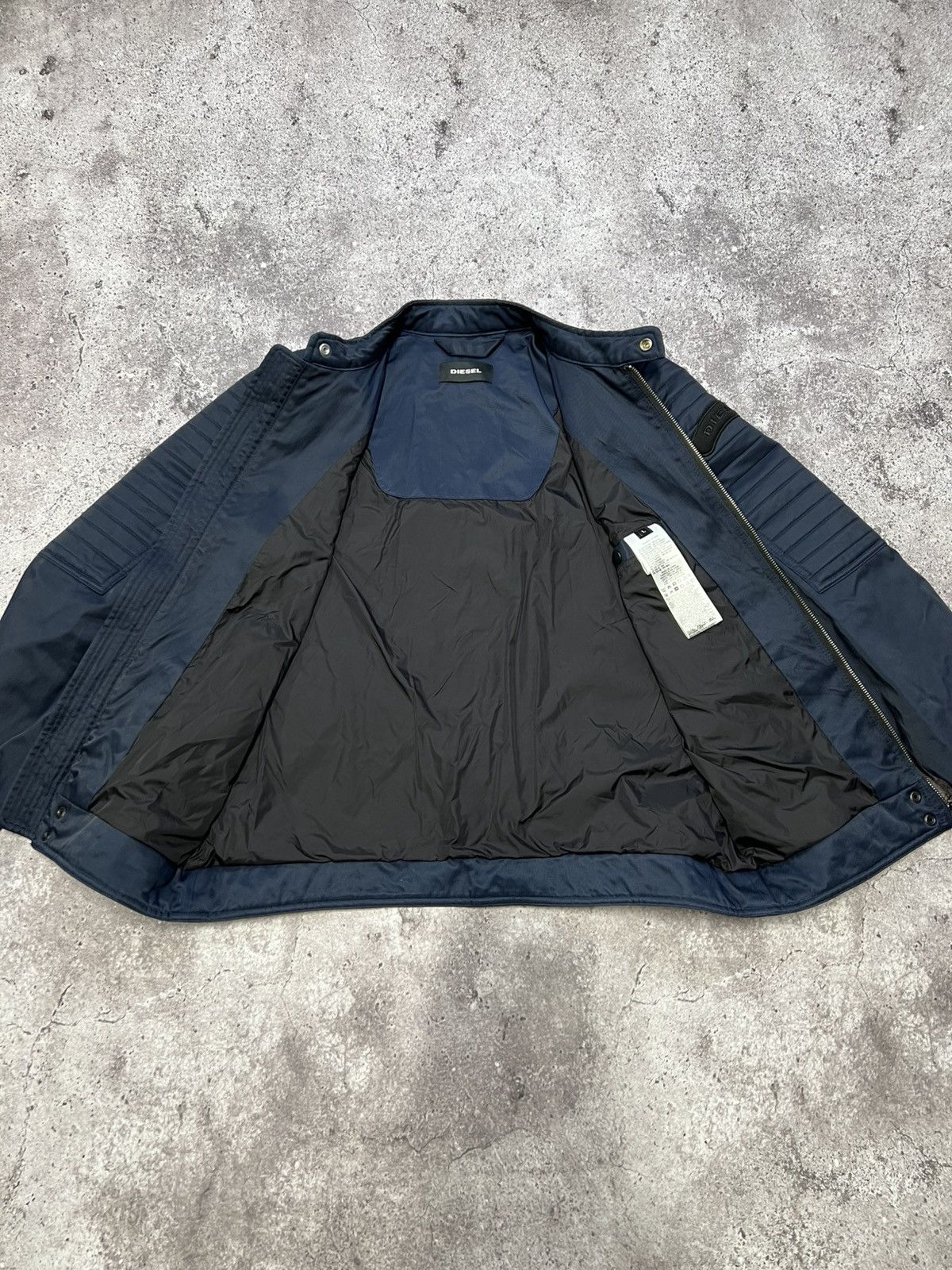 Diesel Vintage Y2K Diesel Biker Jacket Streetwear 90s Style Size US L / EU 52-54 / 3 - 15 Thumbnail