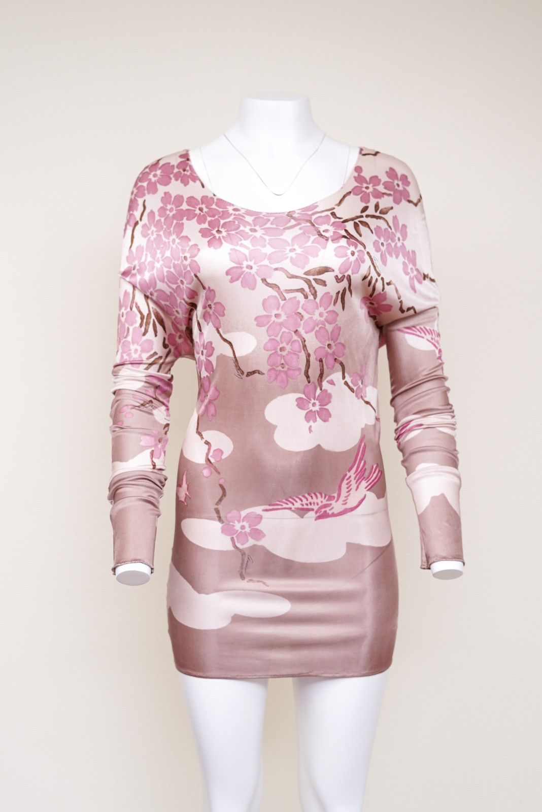 knee length dresses for ladies Vintage Pleated Silk Gucci dress adorned by Jen Wonders – Jen Wonders