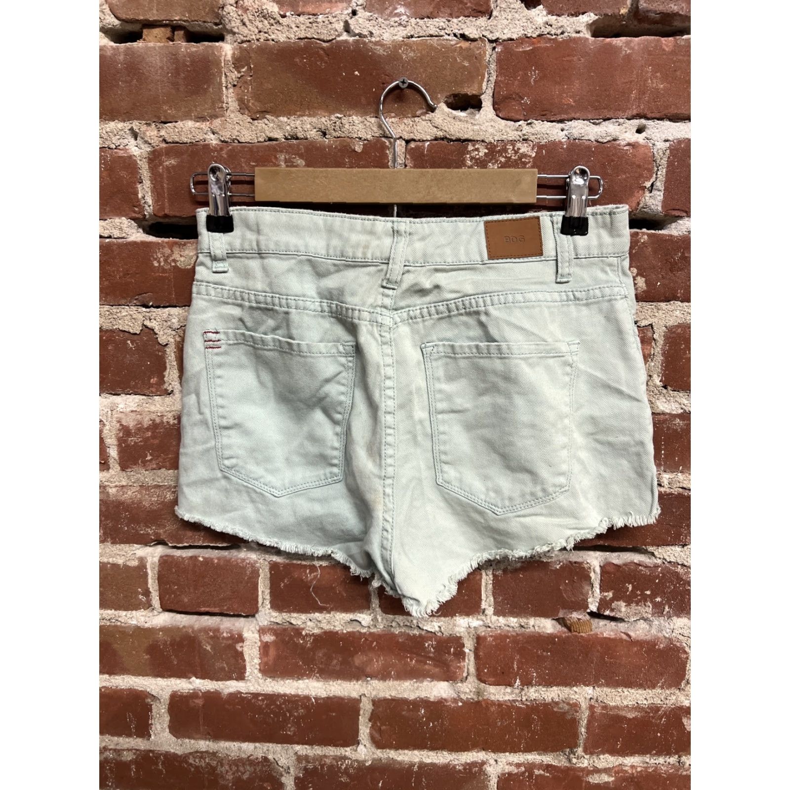 Bdg BDG Womens Green High Rise Dree Cheeky 28W Shirt/Bottoms? Size 28" / US 6 / IT 42 - 2 Thumbnail