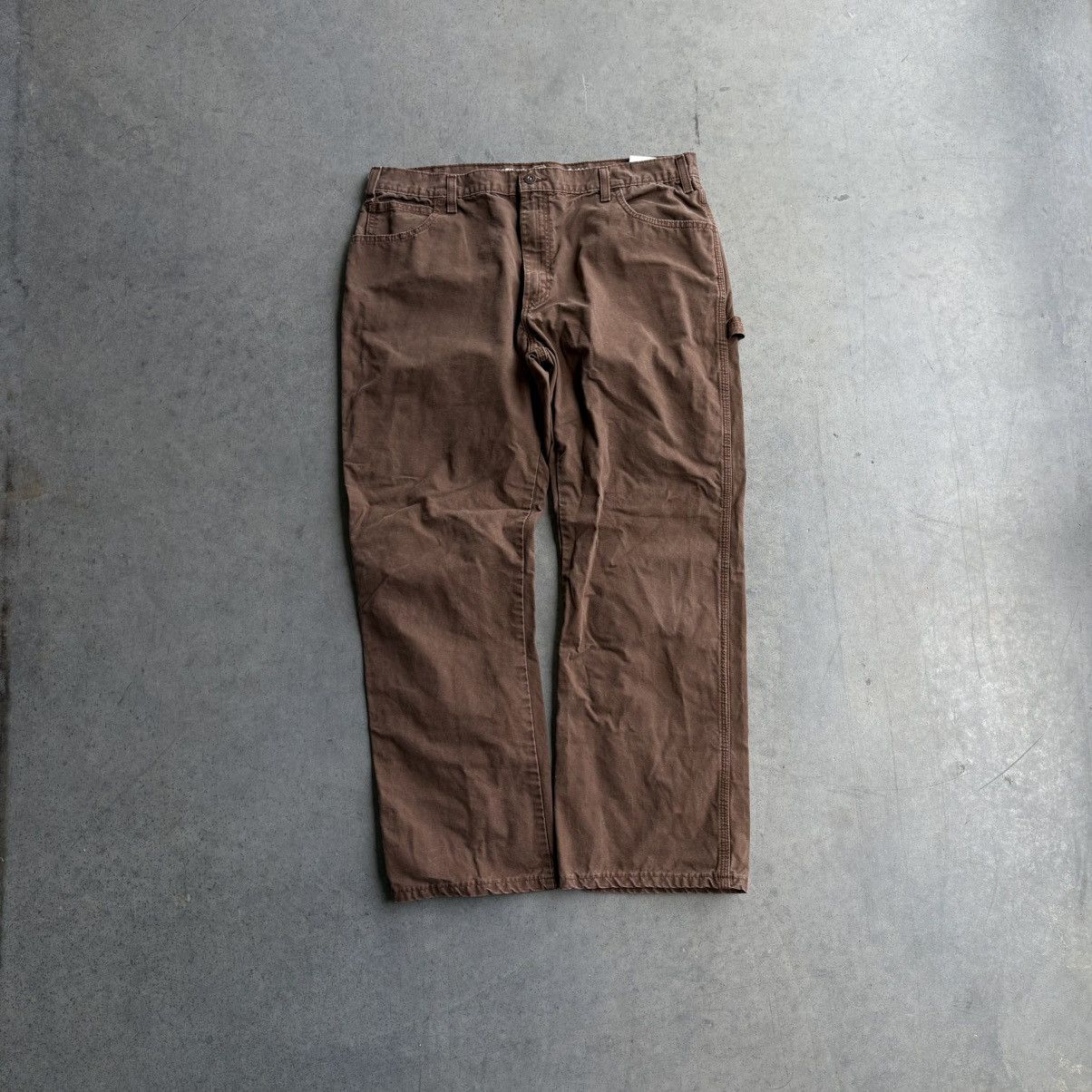 Dickies Vintage Brown Dickies Carpenter Pants Workwear 36x30 Baggy Size US 36 / EU 52 - 10 Thumbnail