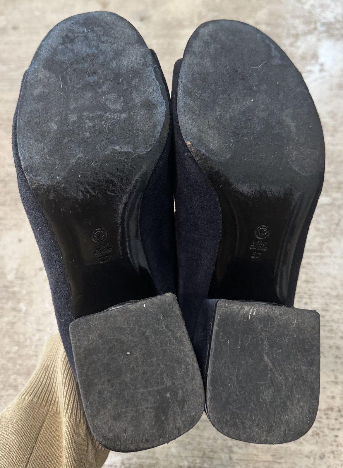 3.1 Phillip Lim 3.1 Phillip Lim Cube Mule Sandals in Midnight. Size US 7 / IT 37 - 6 Thumbnail