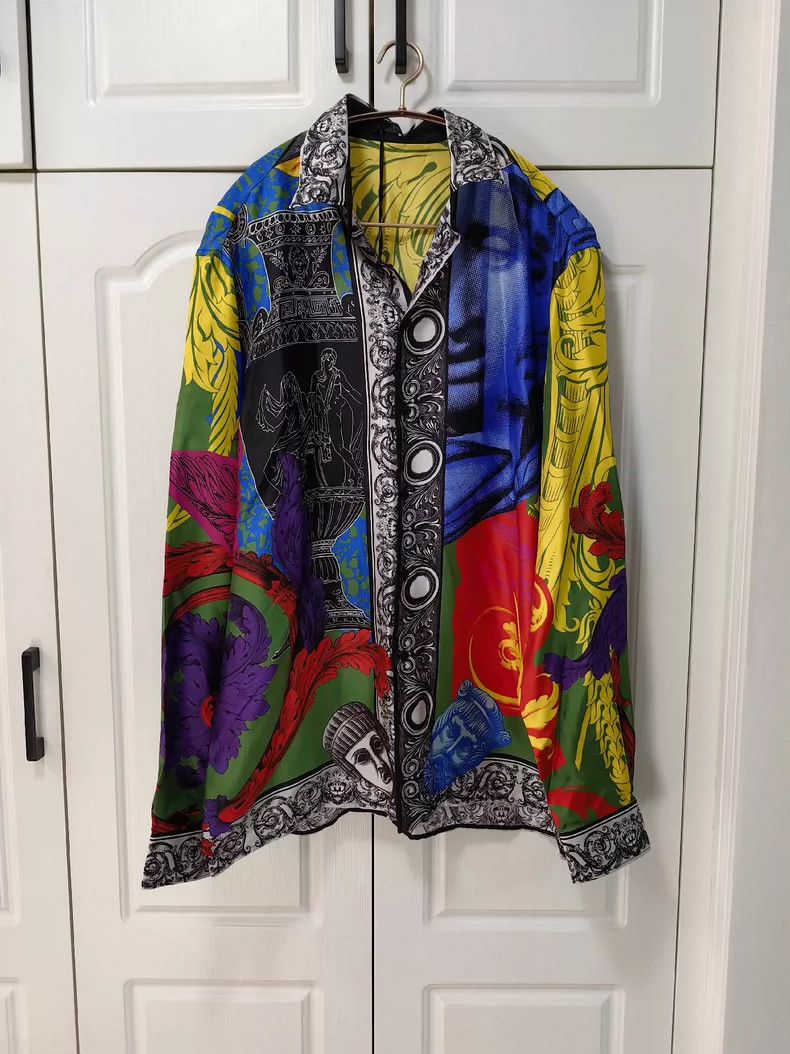 Versace Versace Genuine floral shirt Size US XL / EU 56 / 4 - 2 Thumbnail