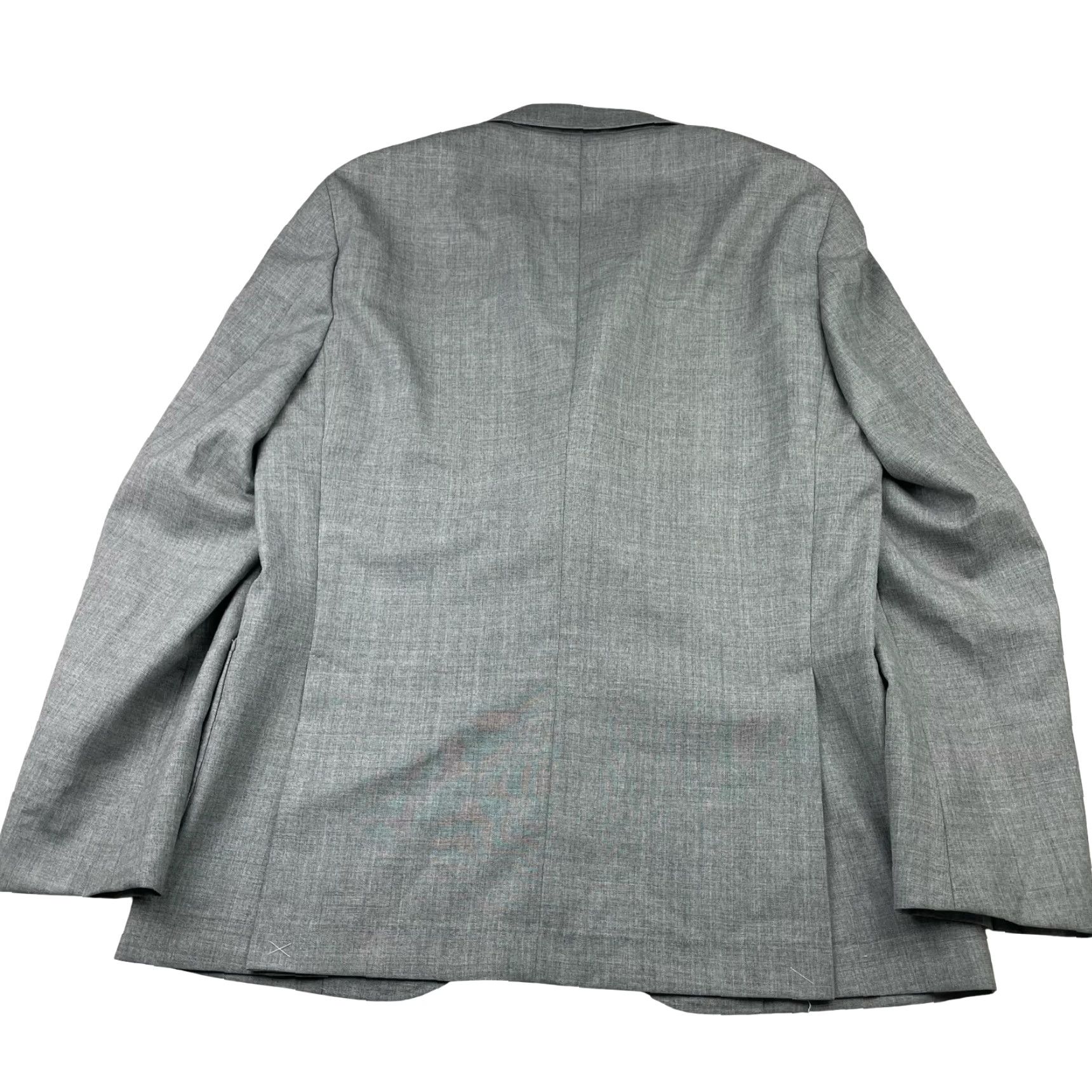 Brunello Cucinelli Brunello Cucinelli Blazer Men’s 42R Gray Wool Blend Unstructured 3-Button Double Vented 4-Button Cuff Notch Lapel Jacket Coat Regular Size Mens Size 42R - 5 Thumbnail