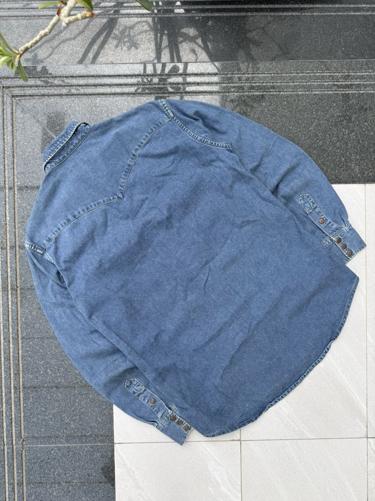 Hysteric Glamour 90’s HYSTERIC GLAMOUR RARE DENIM Y2K JAPANESE POCKET SHIRT Size US L / EU 52-54 / 3 - 2 Thumbnail