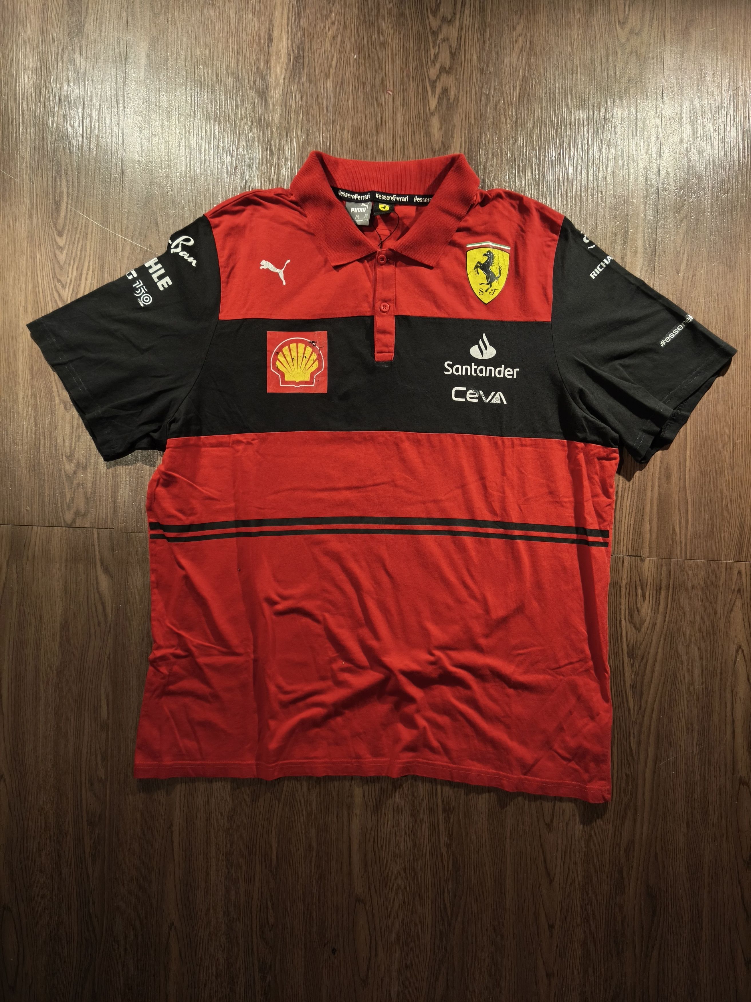 Ferrari × Puma PUMA x Ferrari Racing Polo Shirt Size US XL / EU 56 / 4 - 1 Thumbnail
