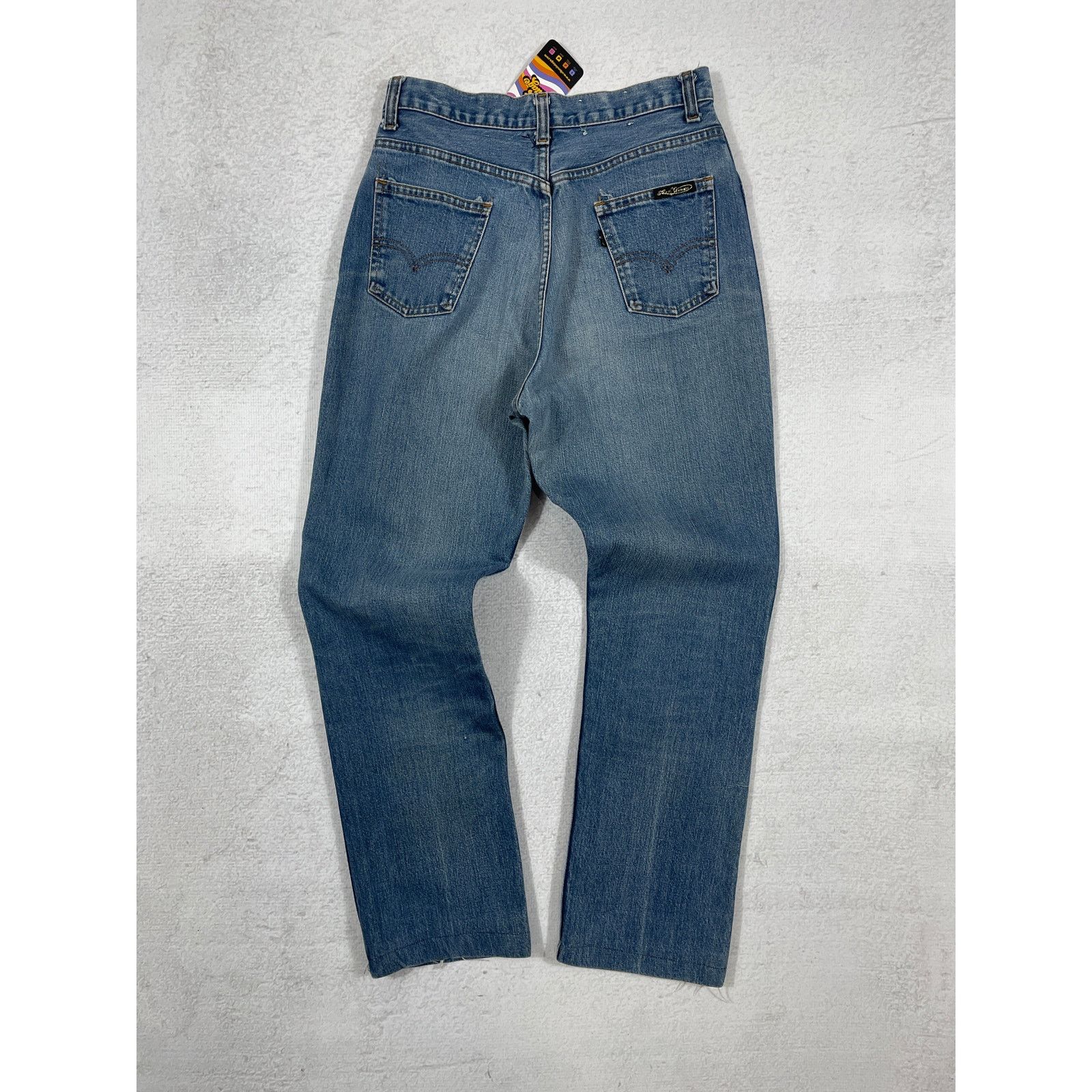 Levi's Vintage Levis Black Preowned Tab Jeans - Women's 28Wx28L Size 28" / US 6 / IT 42 - 2 Thumbnail