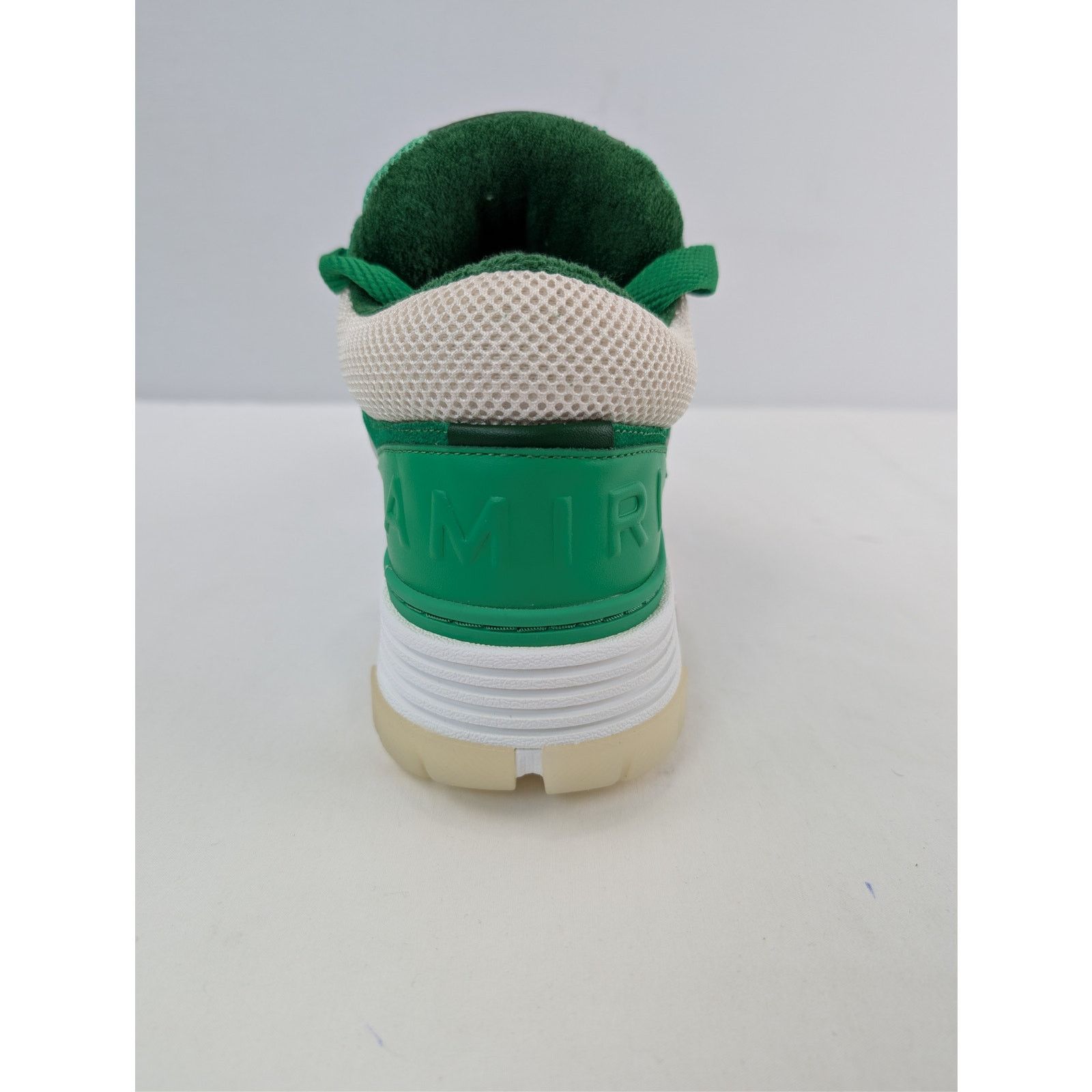 Amiri o1rshd1 Q:2 / MA-1 Low-Top Sneakers in White / Green Size US 9 / EU 42 - 17 Thumbnail
