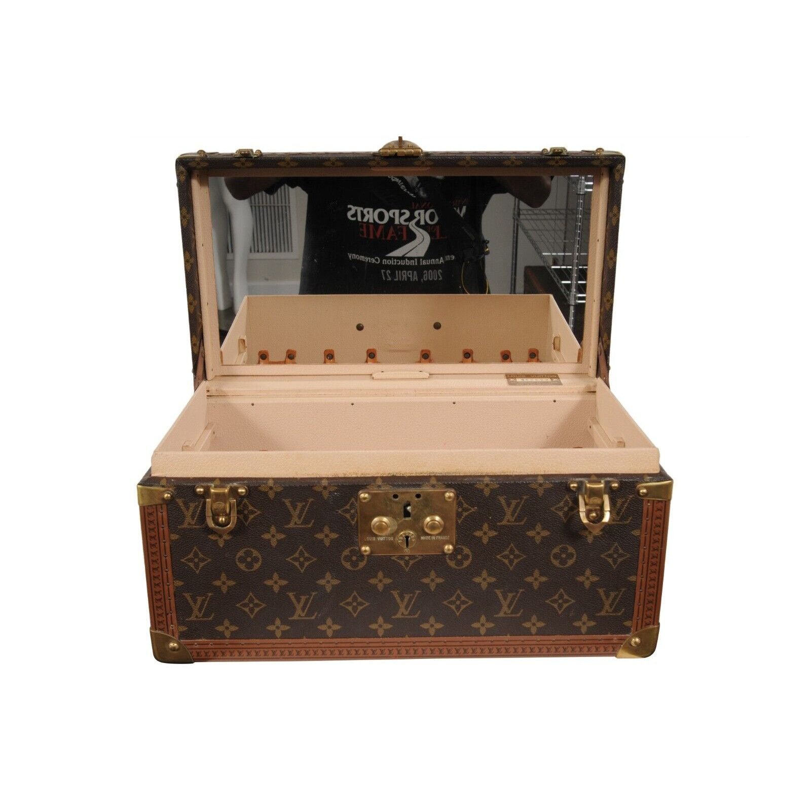 Louis Vuitton Boite Vanity Trunk Train Case Lv Logo Brown - 02483 Size ONE SIZE - 24 Thumbnail