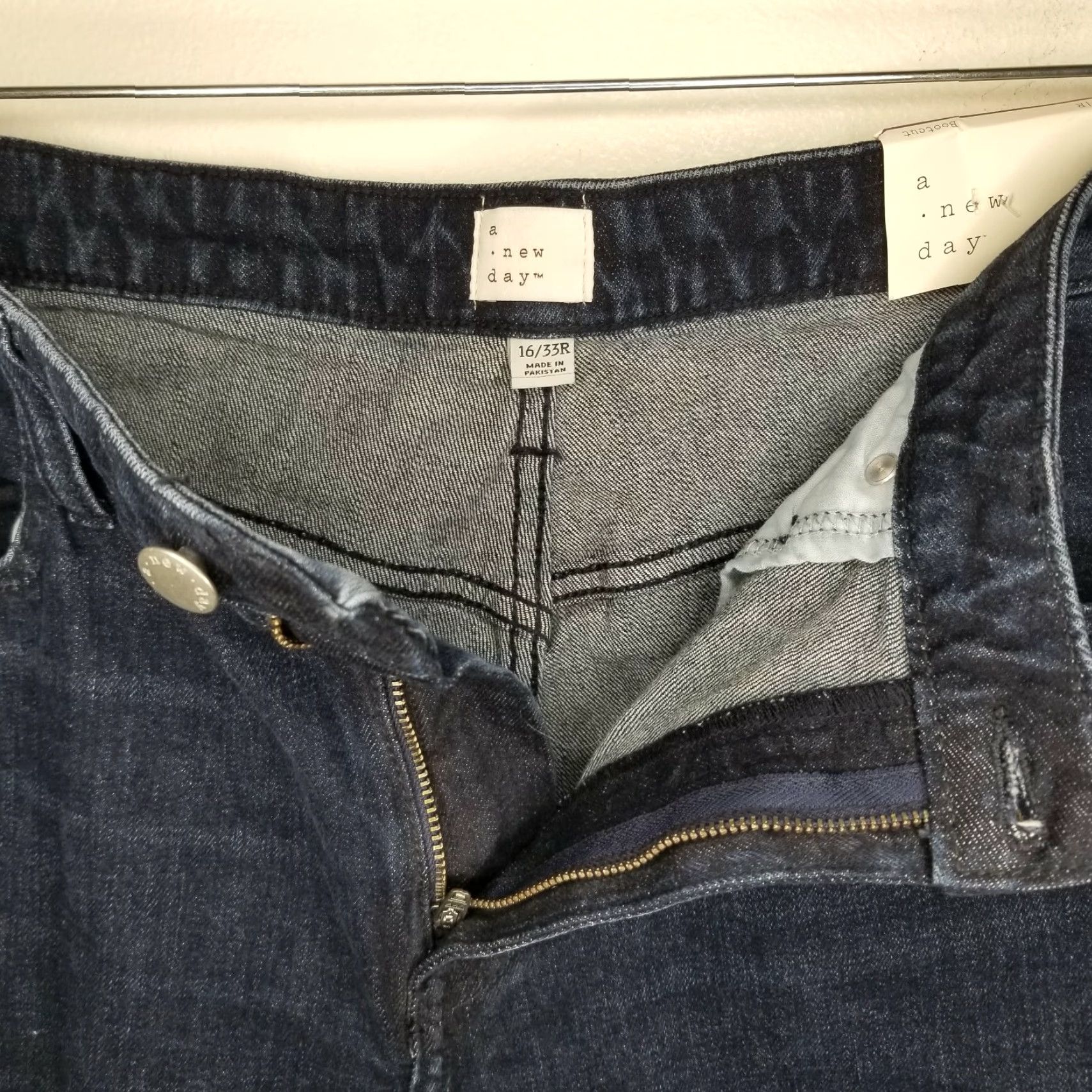 Vintage A New Day Jeans Bootcut Blue Size 16 Regular Womens 27in Inseam 35in Waist NWT Women's Jeans Size 38" / US 16 / IT 52 - 4 Thumbnail