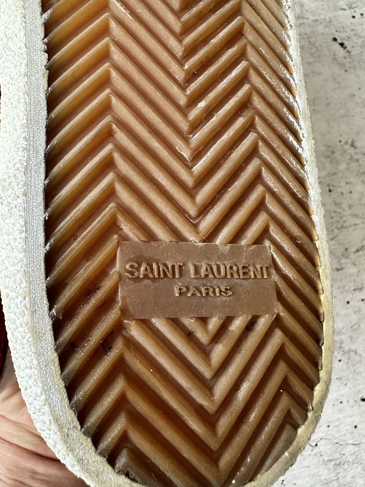 Saint Laurent Paris Saint Laurent Red Pineapple Scull Print Sneakers Size US 8.5 / IT 38.5 - 10 Thumbnail