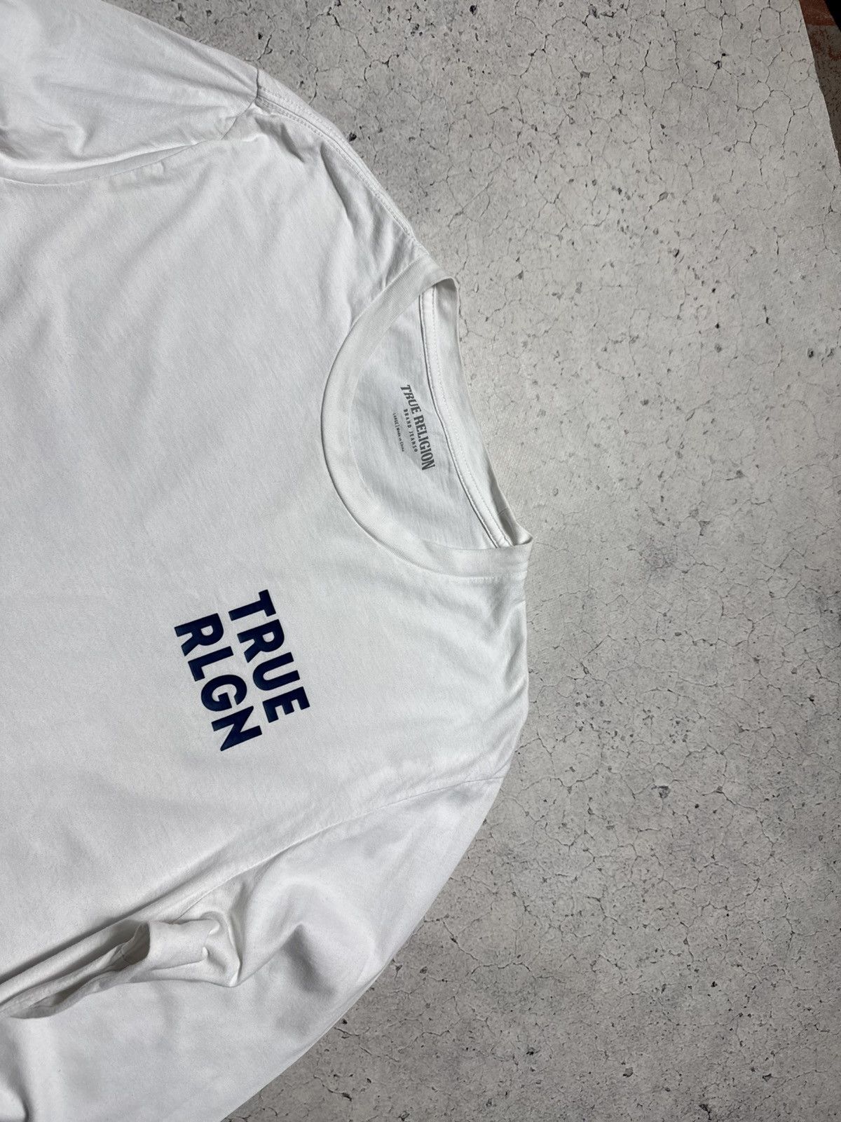 True Religion True Religion Vintage Long Sleeve Shirt Big Logo White Size US L / EU 52-54 / 3 - 5 Thumbnail