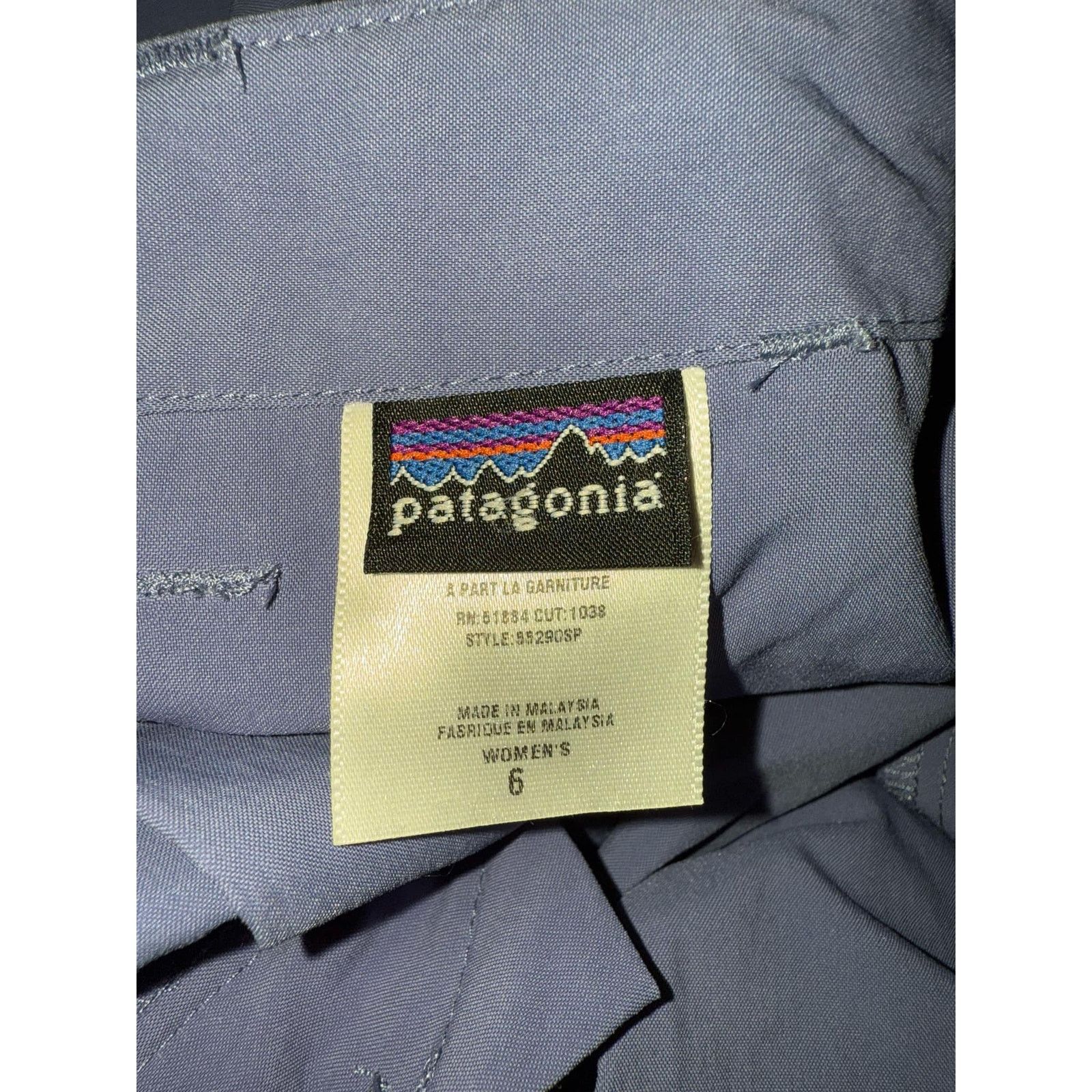 Patagonia Patagonia Roll Up Outdoor Hiking Pants Blue Women’s Size 6 Size 28" / US 6 / IT 42 - 8 Thumbnail